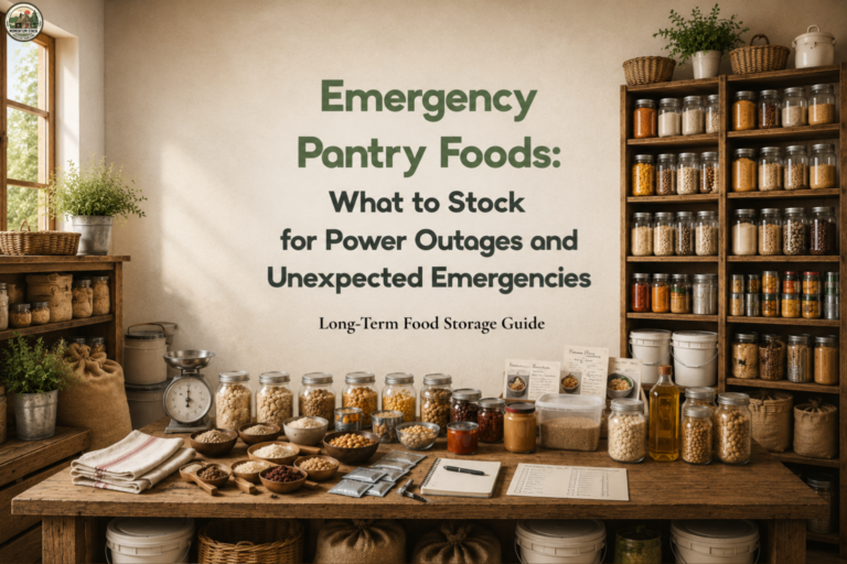 Emergency Pantry Foods