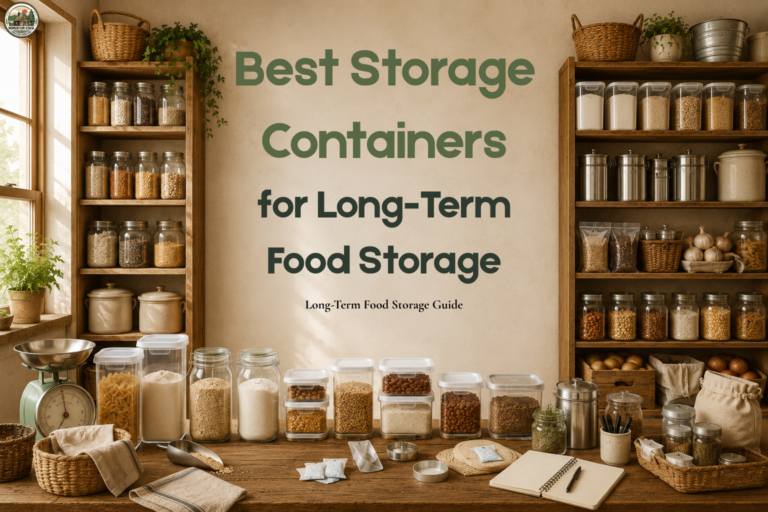 Best Storage Containers for Long-Term Food Storage