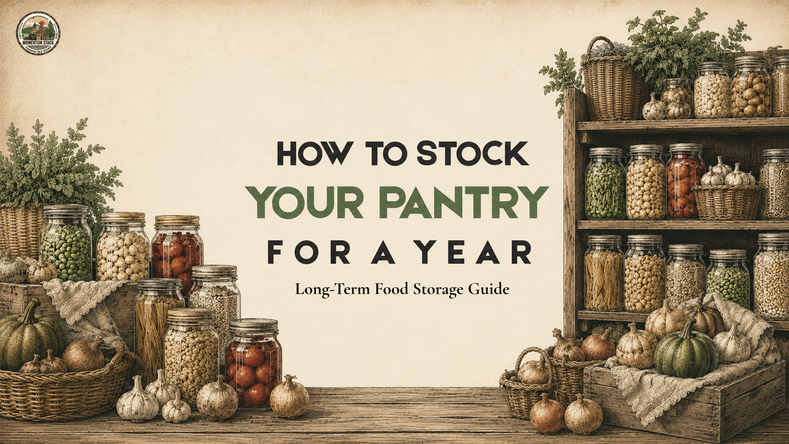 How to Stock Your Pantry for a Year A Practical Beginner’s Guide