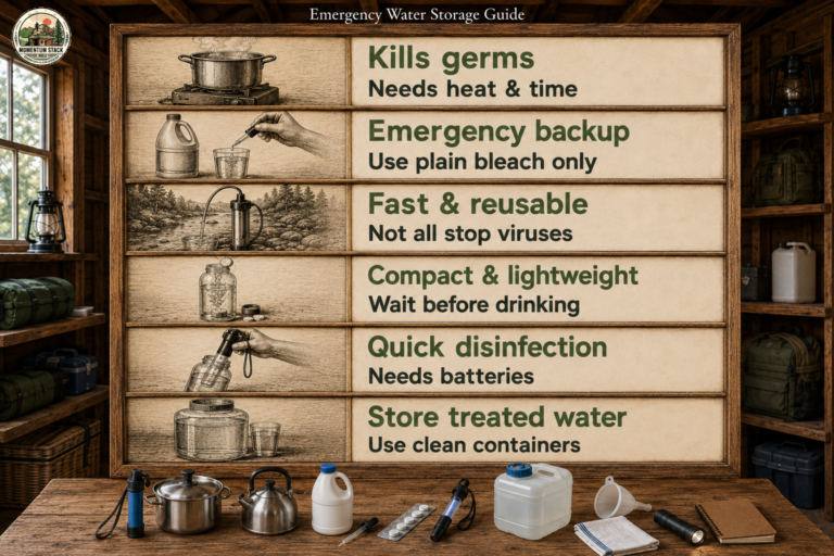 Boiling Water vs Bleach vs Water Filters
