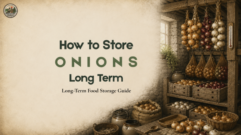 How to Store Onions Long Term