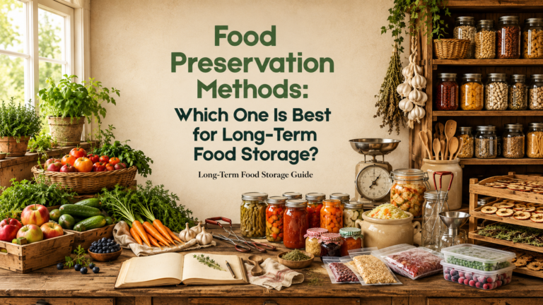 Food Preservation Methods: Which One Is Best for Long-Term Food Storage?
