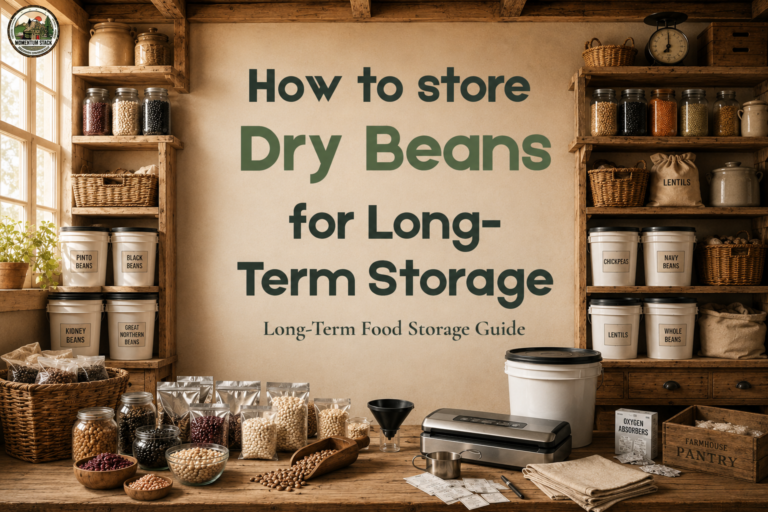 How to Store Dry Beans for Long-Term Storage
