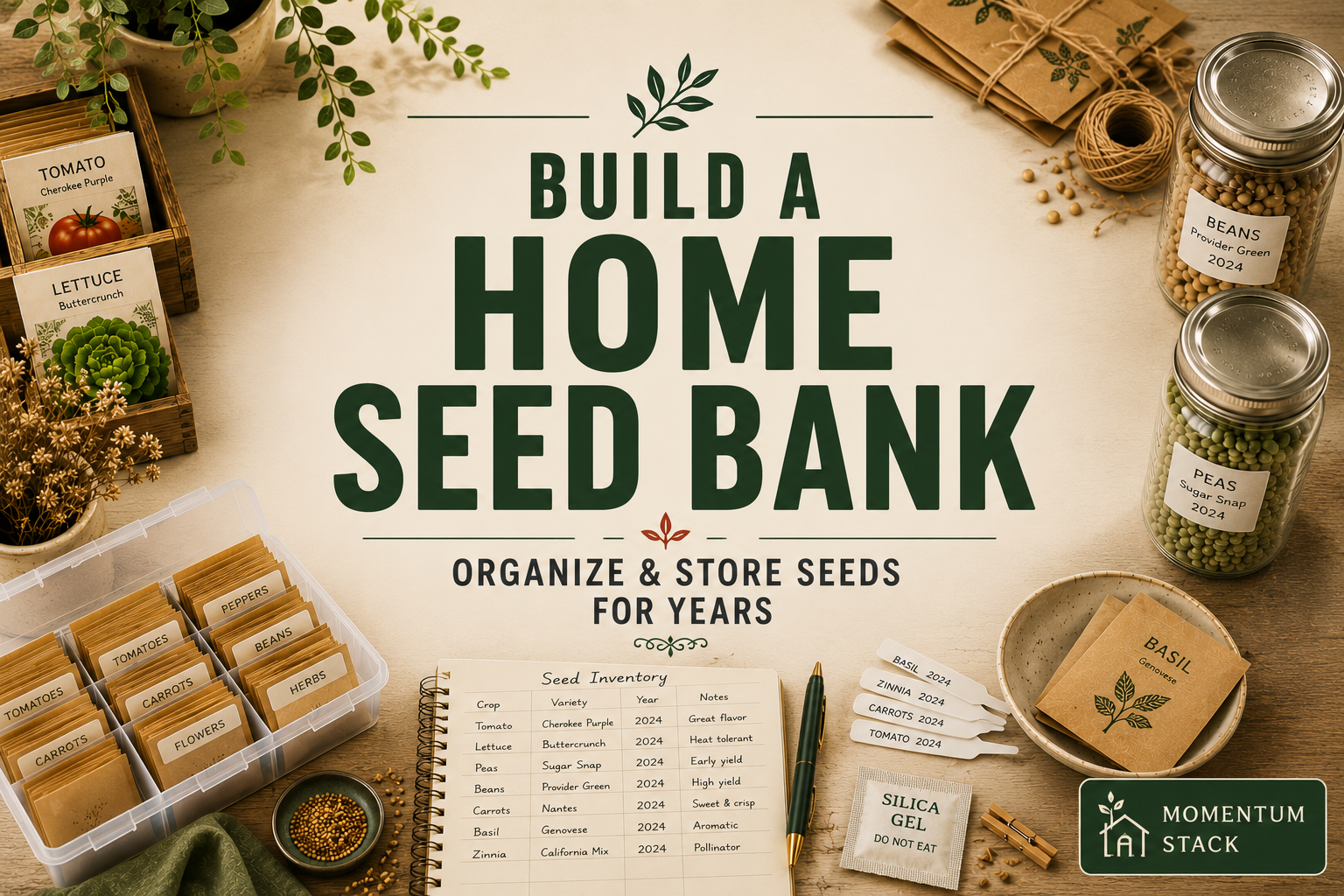 Build a Home Seed Bank: A Practical Guide to Storing Seeds for Years