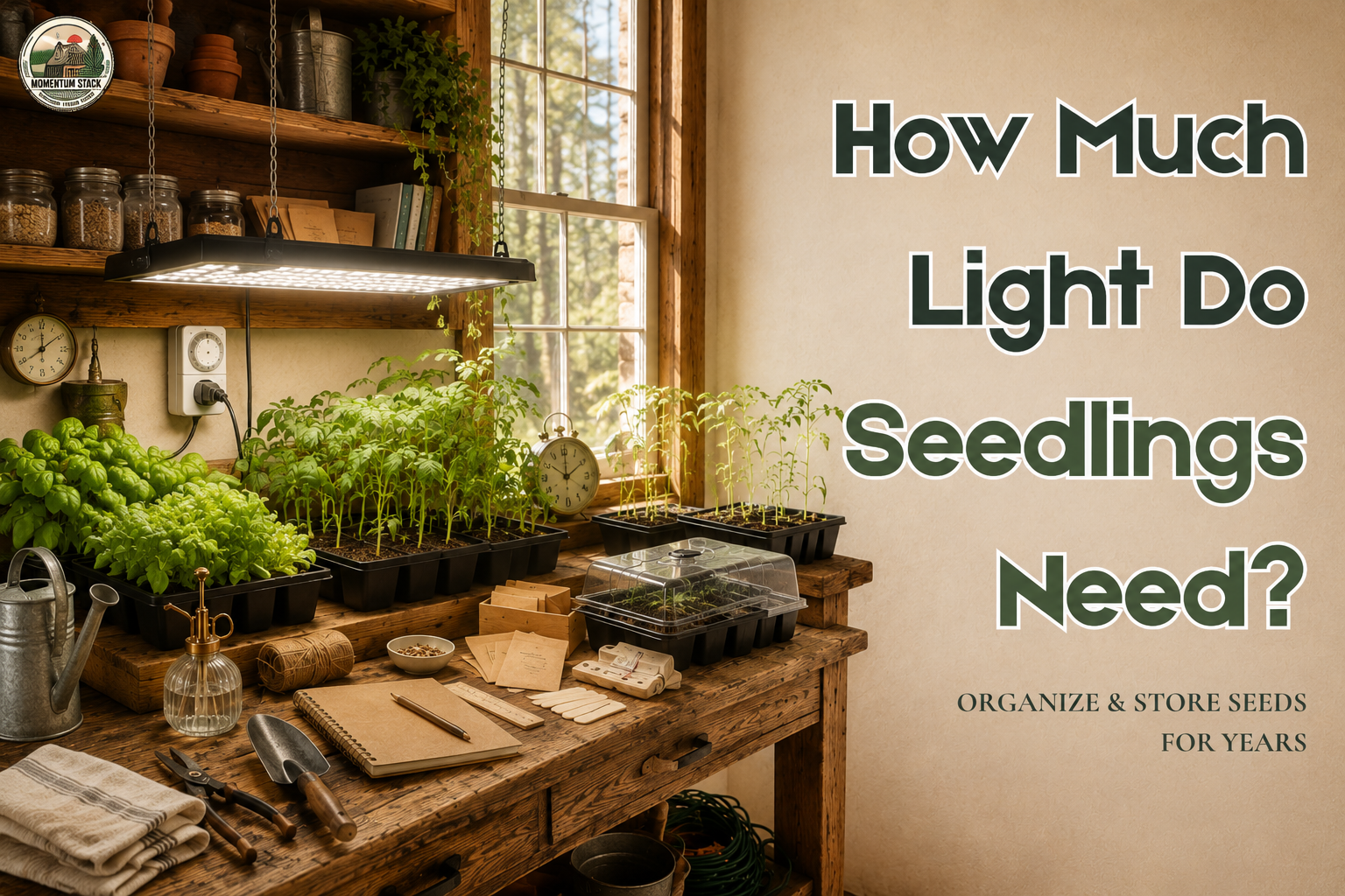 How Much Light Do Seedlings Need? A Beginner’s Guide to Strong Plants