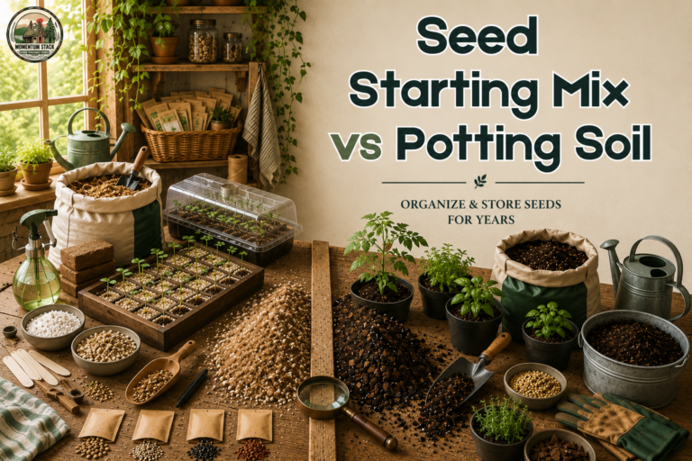 Seed Starting Mix vs Potting Soil