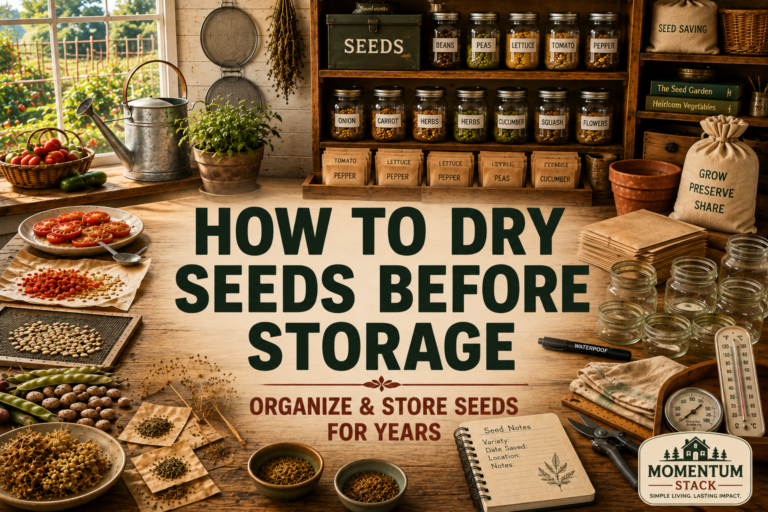 How to Dry Seeds Before Storage